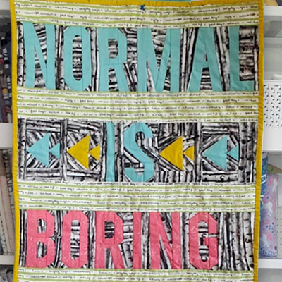 normal is boring