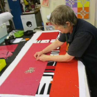 layering a quilt