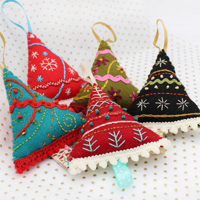 felt trees
